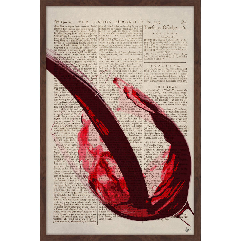 « cabernet sauvignon », reproduction d’art encadrée, H 18 po x l 12 po x P 1,5 po