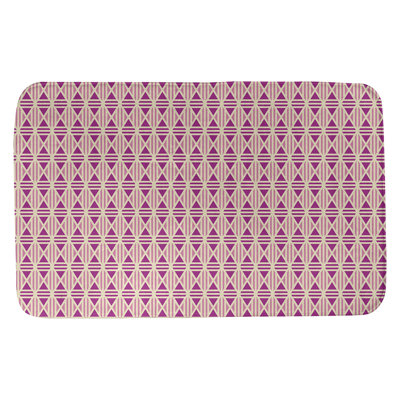 Tapis de salle de bain lineed diamants Leffel