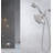9-Inch Rainfall Shower Combo With 7-Spray Chrome Handheld – Single-Function Overhead + Multi-Spray Flexibility