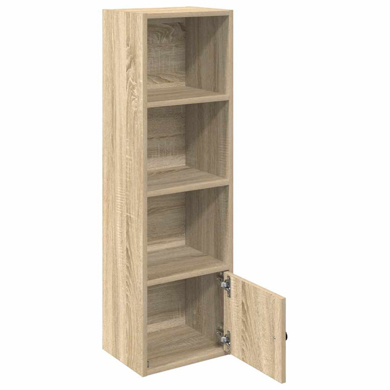 Conary 31cm W Bookcase, (4 Shelves) 102cmH x 31cmW x 24cmD, Sonoma Oak