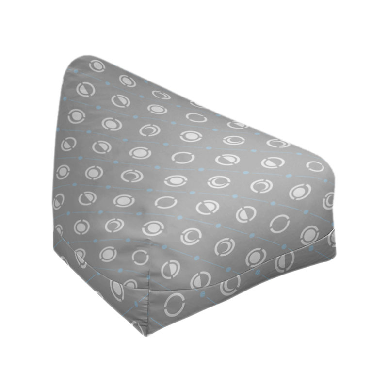 Housse de sac de pois, Pas de bourre, H 38 po x l 42 po x P 29 po, Vert / blanc