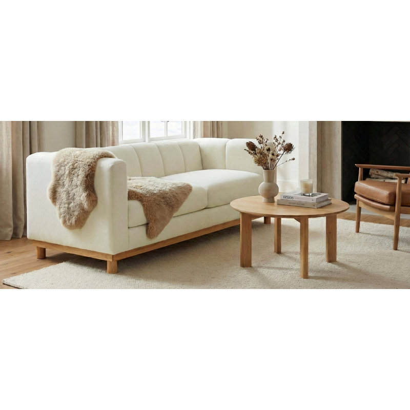 Canapé moderne 78,7 po, Beige