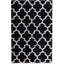 Tapis noir / blanc Mason-21608004