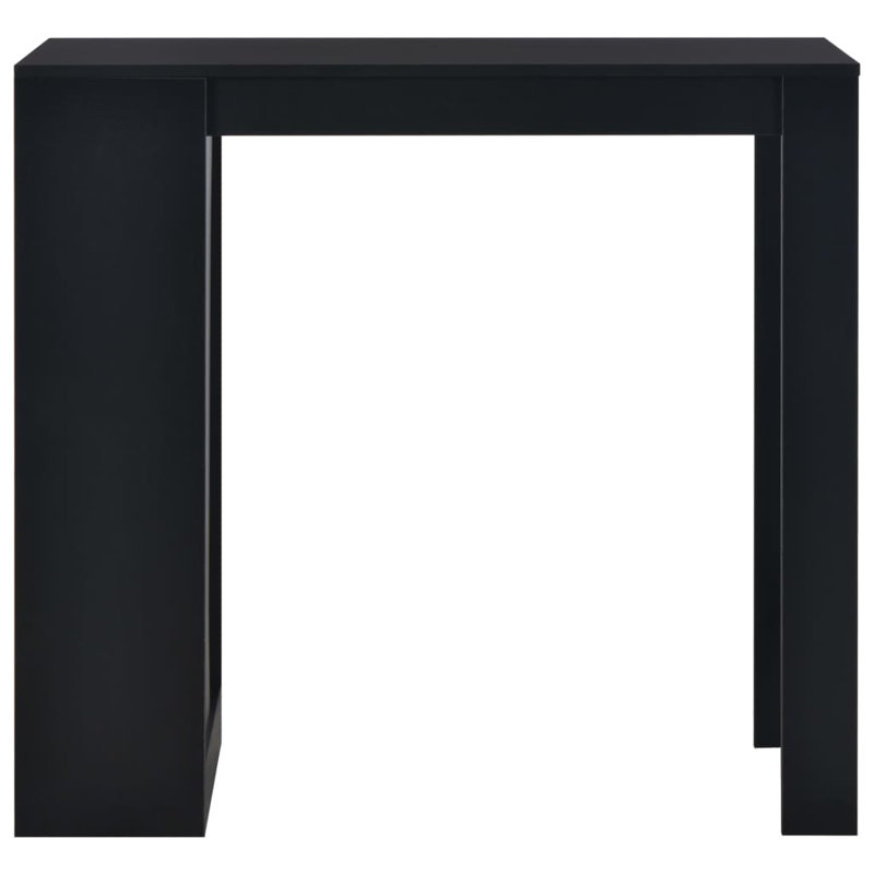 Atalanta Rectangular Dining Table, Black, Black