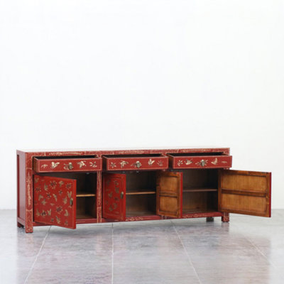 Retro Red TV Cabinet