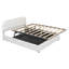 Grand lit plateforme tapissier en molleton avec rangement hydraulique pour grand lit Teddy, blanc-1009697765-1009697752