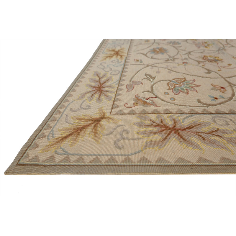 Highland Needleworks Flatweave Wool Area Rug, Rectangle 10' x 14'