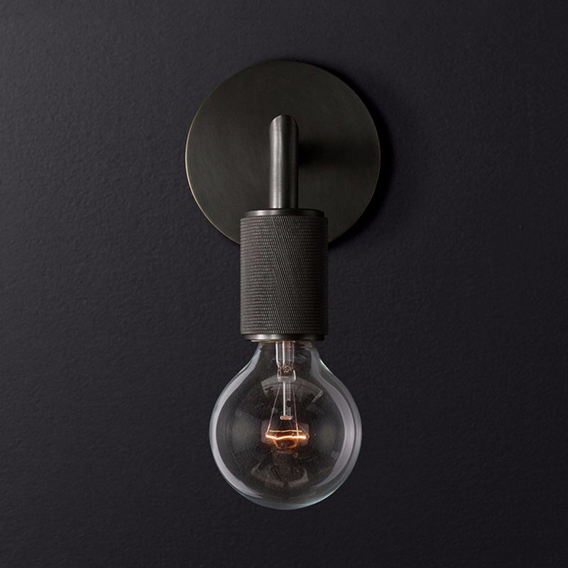 Wall Sconce, Black
