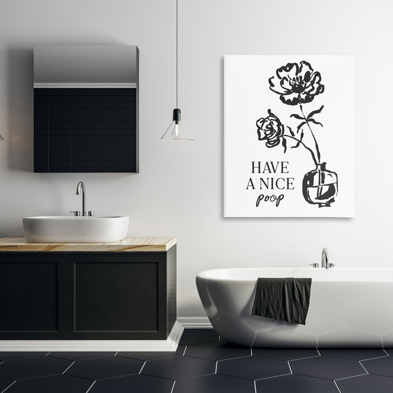 «Have A Nice Poop», design par Lettré et doublé, H 48 po x l 36 po