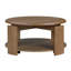 Table basse ronde avec plateau pivotant