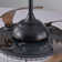 Crystal Pendant Lights  Smart Ceiling Fan with Light Kit and Remote Control,6 Wind Speeds，3-color Lighting，DC Motor