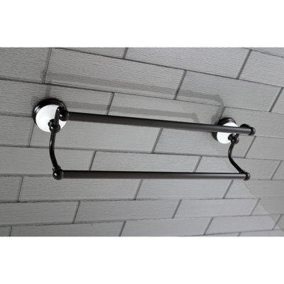 Kingston Brass Vintage 18-Inch Dual Towel Bar