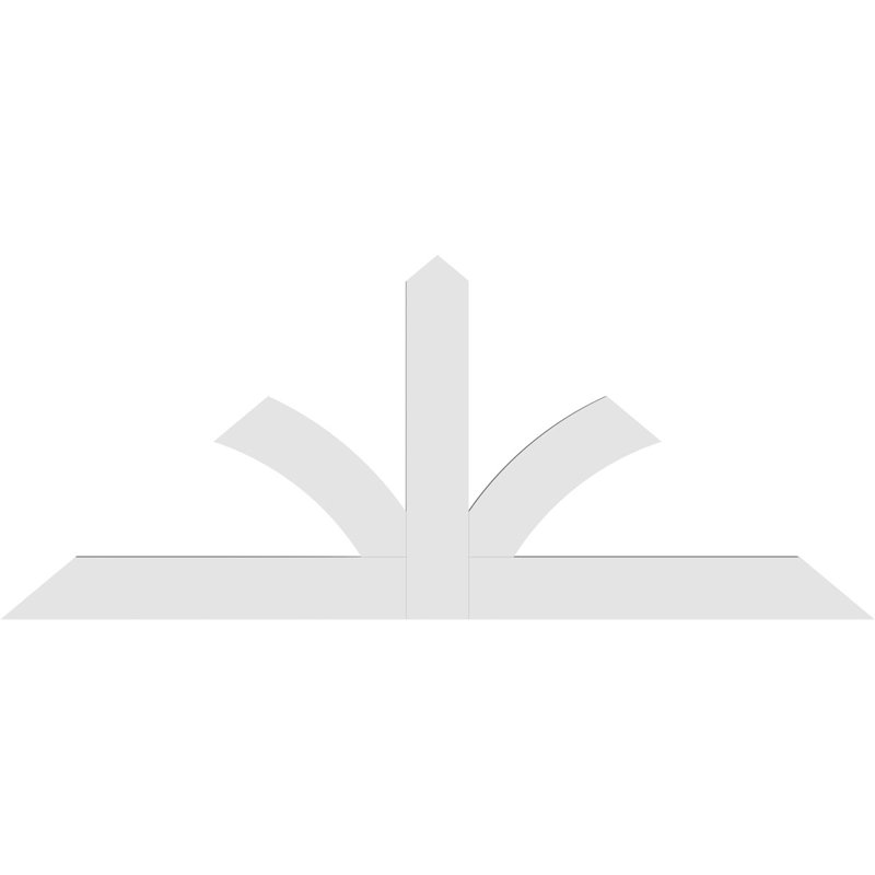 Support pour pignon en PVC de qualité architecturale Richland, H 35 po x l 84 po (pas: 10/12), P 2 po x F 6 po