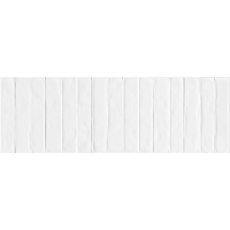 Radiant 12" X 36" Ceramic Wall Tile, White