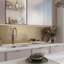Majeste 12" x 12" Glass Metal Look Wall & Floor Tile
