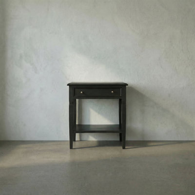 Oxford Solid Wood End Table with Storage