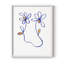 Reproduction encadrée «Wobbler Blooms IV» - bois massif-1936148077-1936148074