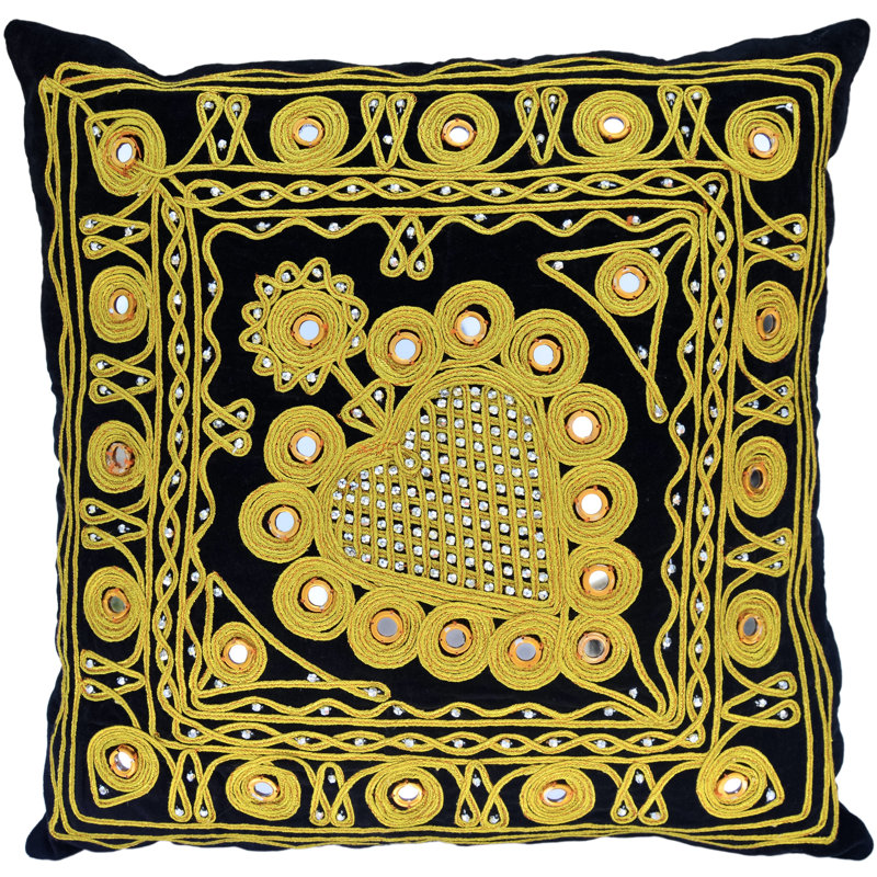 Square Pillow Cover & Insert, Damask 2