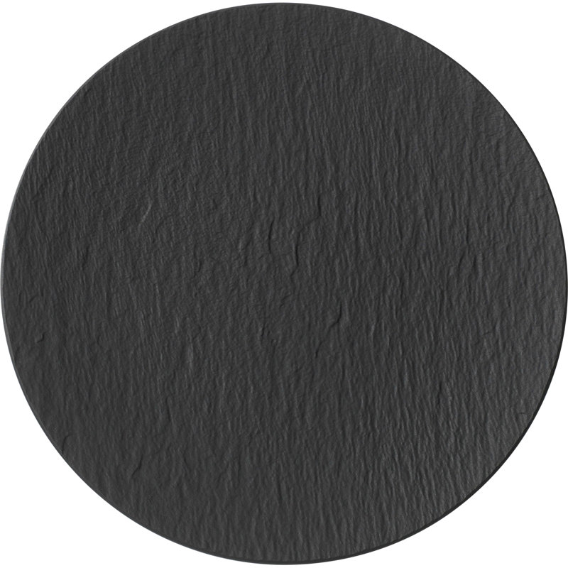 Villeroy & Boch Manufacture Rock 12.75" Dinner Plate, Black