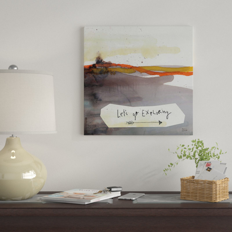 « explore i », impression sur toile, H 12 po x l 12 po x P 0,75 po, Toile tendue, Pas de tapis