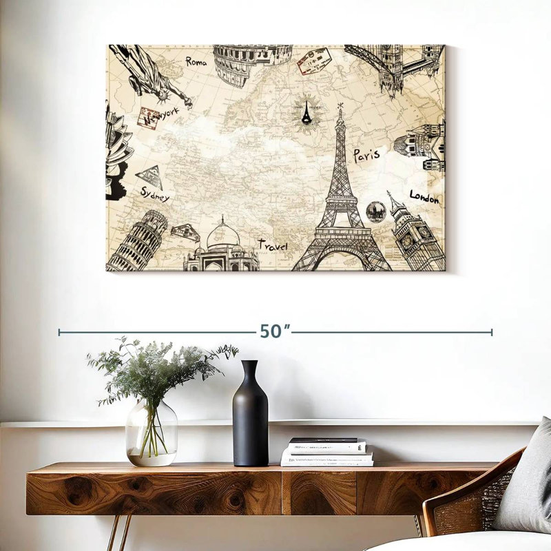 Senne Travel World Adventure, H 26 po x l 39 po