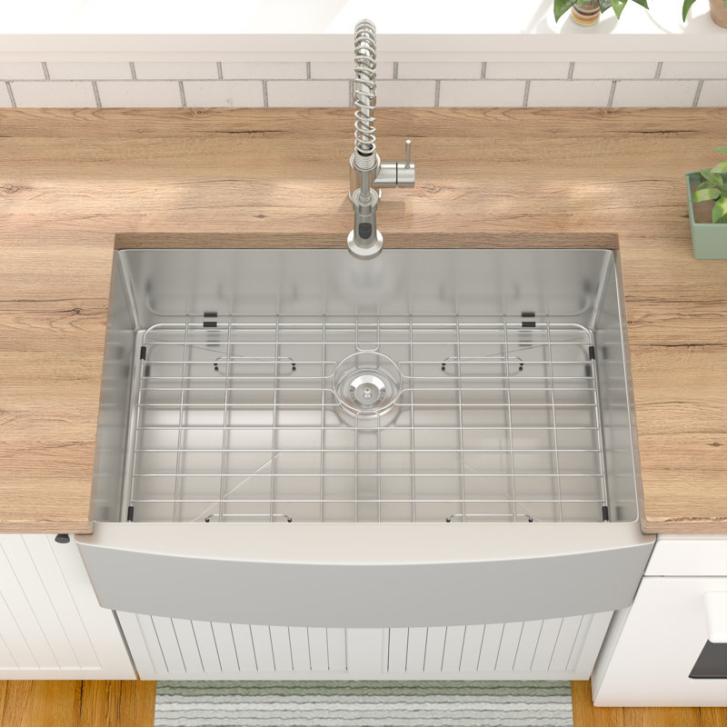 33'' L Single Bowl Stainless Steel Kitchen Sink
