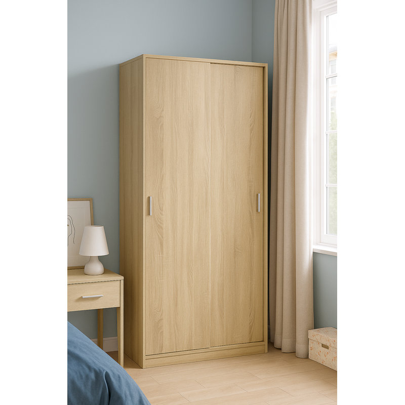 100cm Closet System, Oak Wood