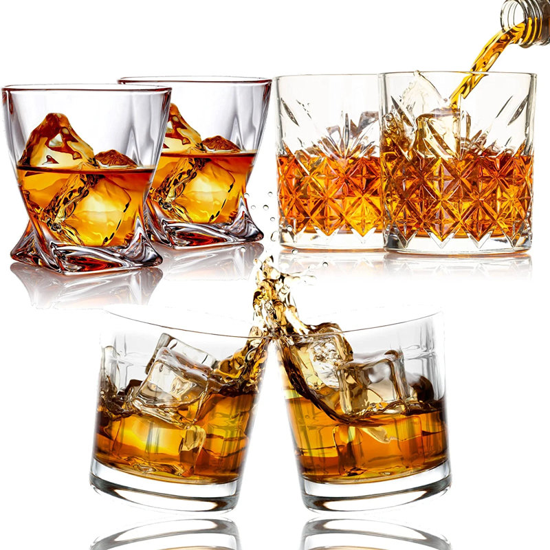 Janilee 10oz. Stainless Steel Whiskey Glass Set