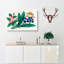 A Butterfly & Flowers - Wrapped Canvas-55368297
