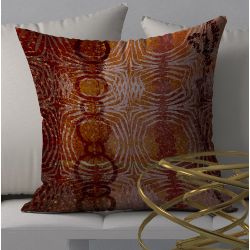 Housse de coussin carrée/insert, 18 po x 18 po