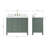 Cambridge Single Bathroom Vanity with Carrara Marble Top-422953536-430846725