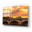 «Paris - Golden Sunset Concorde Bridge» par Epic Portfolio, art mural en verre acrylique-1255662037