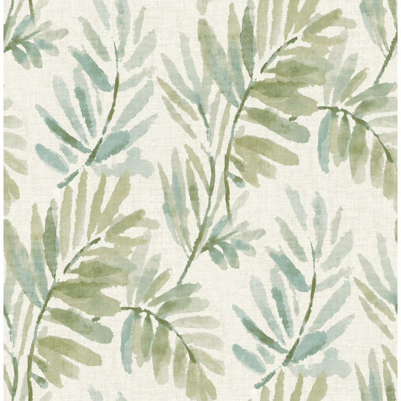 Papier peint fougères Serenade, Vert
