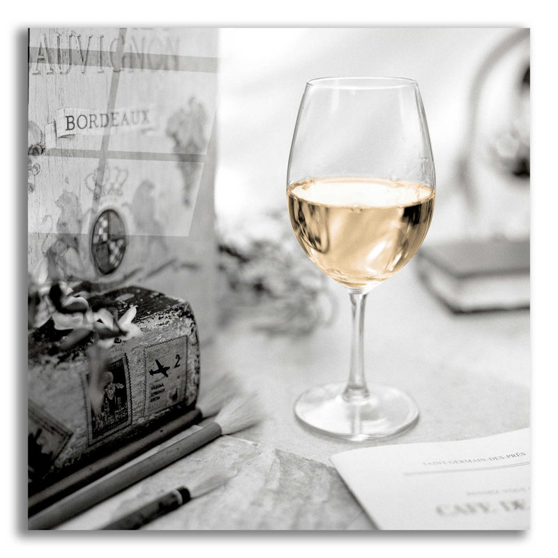 Vin blanc par Alan Blaustein - impression sans cadre, H 12 po x l 12 po x P 0,13 po