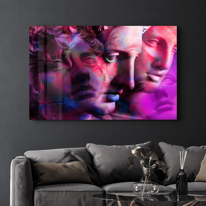 Élégante peinture murale en verre trempé de 13,8 po x 21,7 po | 100% verre trempé, épaisseur: 0,16 pouce | Imprimé UV pour des couleurs éclatantes | Parfait pour la décoration intérieure, le salon et les espaces de bureau