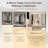 Ciyanna Recessed LED Lighted Medicine Cabinet with 3 Adjustable Shelves, Defogger, Outlets & USBs-1765612743