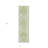 8' Runner Mint Green Geometric Washable Non Skid Indoor Outdoor Runner Rug