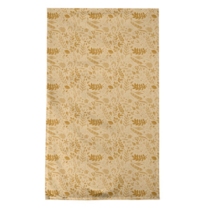 Floral Waffle Tea Towel Kitchen Towel