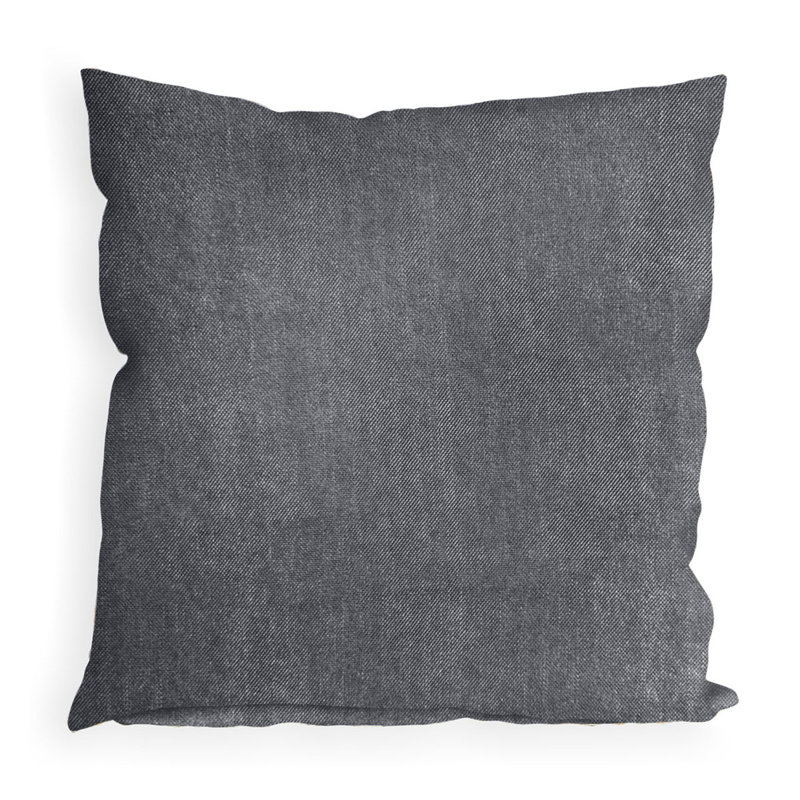 Aprilette Square Cushion Cover, 55cm H x 55cm W X 1cm D, Grey