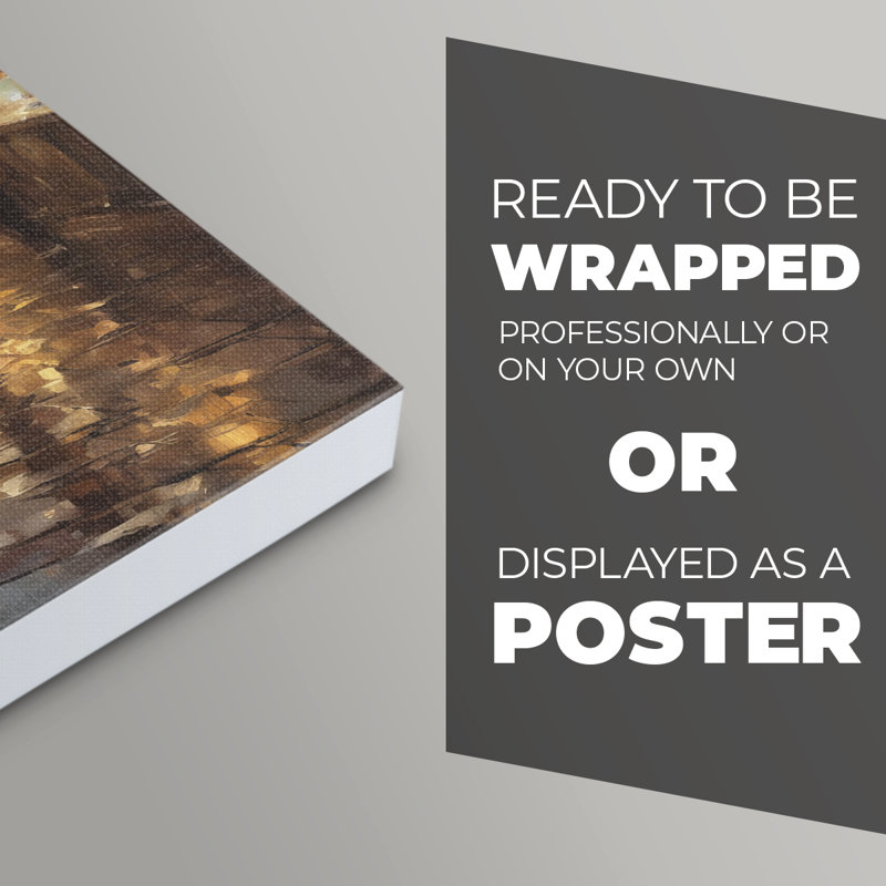 Christmas Holiday Art DCCXV - Impression sur toile seulement - NON CADRE, H 36 po x l 24 po