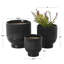 Ensemble de pots à fleurs en céramique 3 pièces Aisa-93328873-93328874