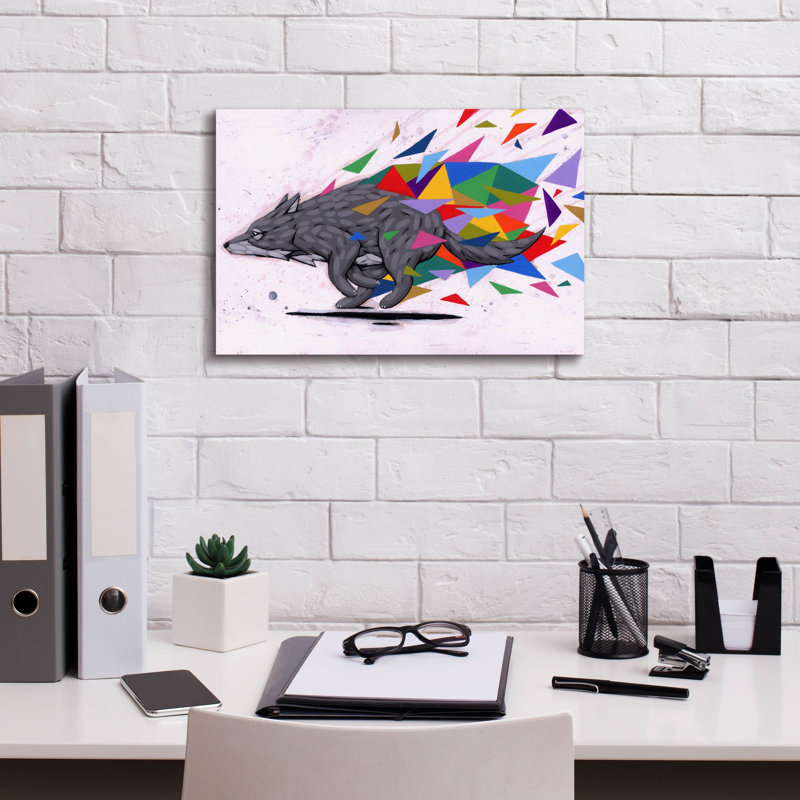 Sur toile, H 12 po x l 18 po x P 0,75 po