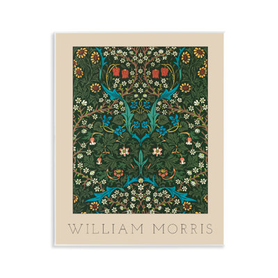 Plaque murale Ornate Botanicals William Morris, design par Lil 'Rue