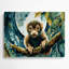 Art mural en métal Wildlife Tarsier-1403265241
