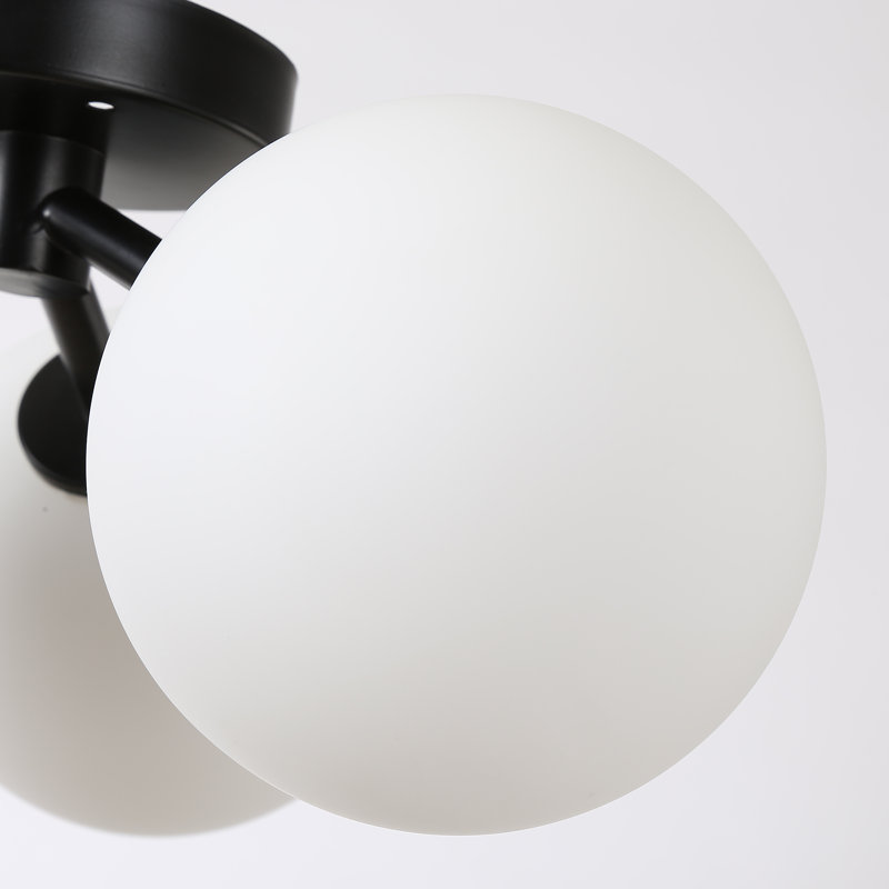 Plafonnier semi-encastré 3 lumières 15 po Britany