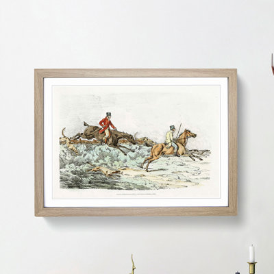 Hounds on the Hunt by Henry Alken - Picture Frame Painting Print