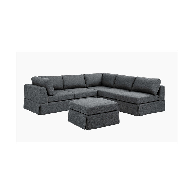 Canapé modulaire 6 pièces rembourré