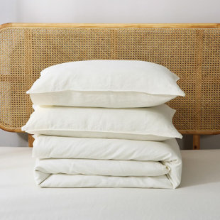 100% French Linen Duvet Cover Set 3pcs