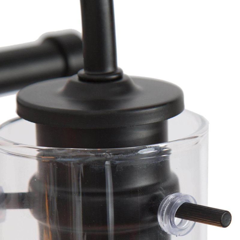 Éclairage de meuble-lavabo moderne à intensité variable de 22 po à 3 lumières Kinman, Noir