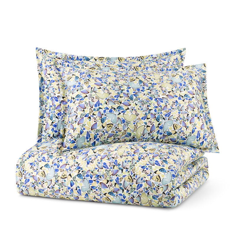Kaleidoscope Comforter Set, Queen Comforter + 2 Standard Shams